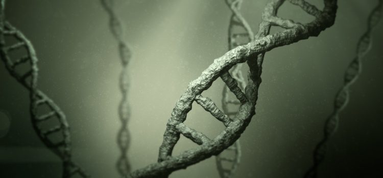 3D-bild av en DNA-molekyl
